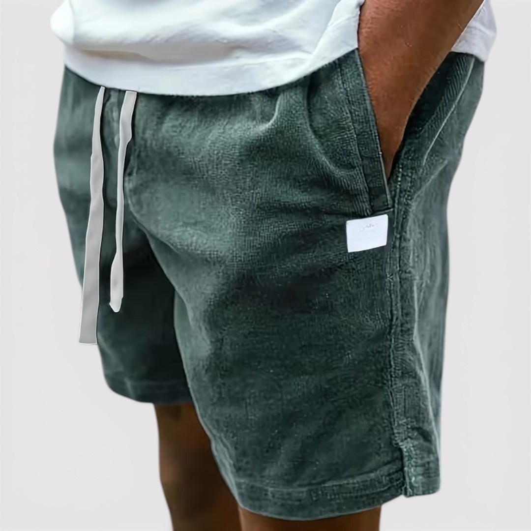 Markus Berlin Herren Leichte Sommershorts, Vorderansicht