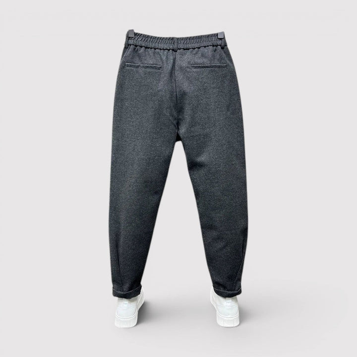 Markus Berlin Herren Hose mit Tapered-Schnitt, Vorderansicht