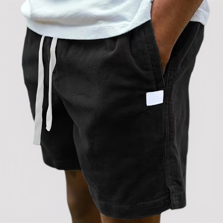 Markus Berlin Herren Leichte Sommershorts, Vorderansicht