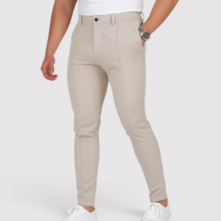 Markus Berlin Herren Slim-Fit Hose, Vorderansicht