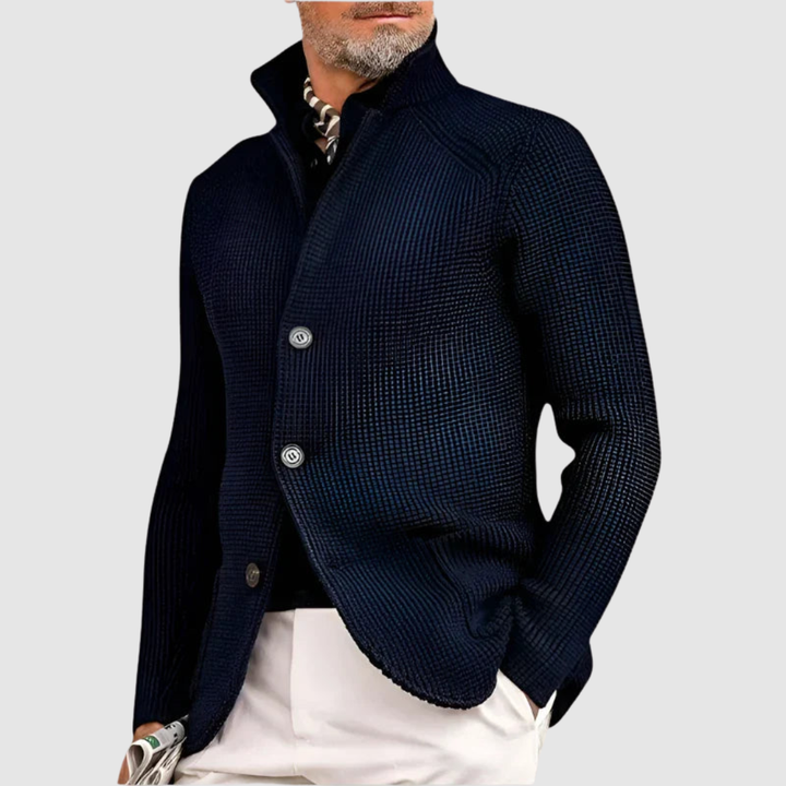 Markus Berlin Herren Strickcardigan, Vorderansicht