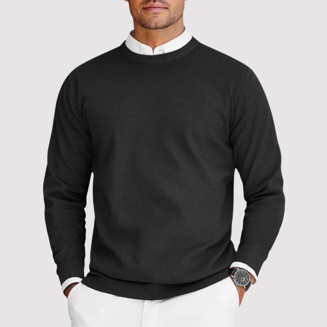 Markus Berlin Herren Strickpullover, Vorderansicht