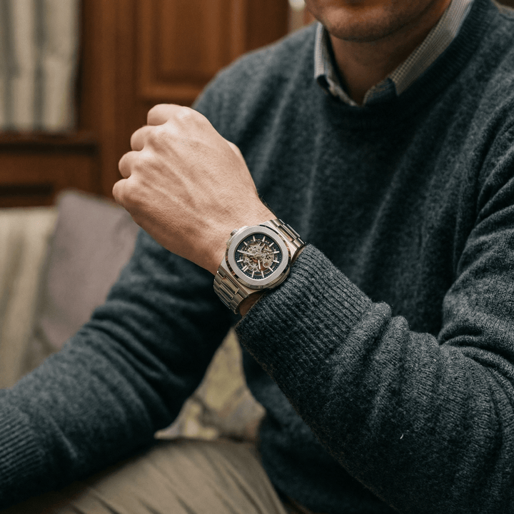 Markus Berlin Herrenuhr, Vorderansicht
