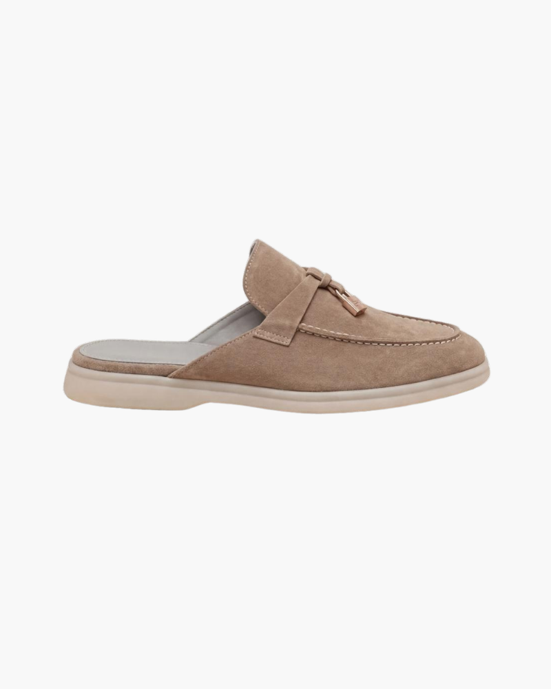 Markus Berlin Herren Mule Beige, Vorderansicht