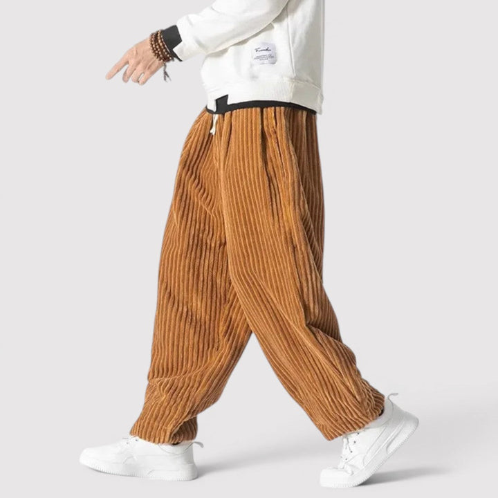 Markus Berlin Herren Wide-Leg-Hose, Vorderansicht