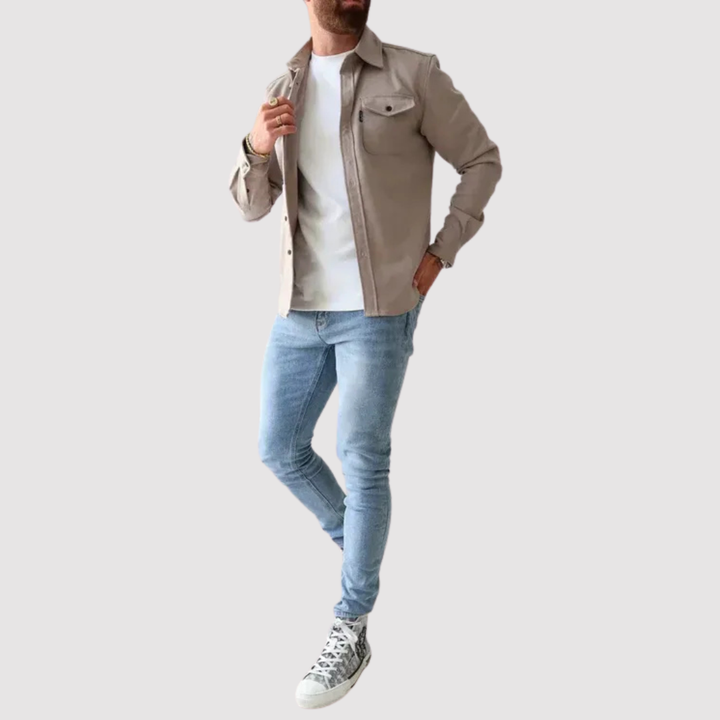 Markus Berlin Herren Overshirt, Vorderansicht