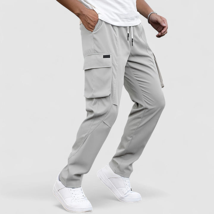 Markus Berlin Herren Wasserdichte Stretch-Cargohose, Vorderansicht