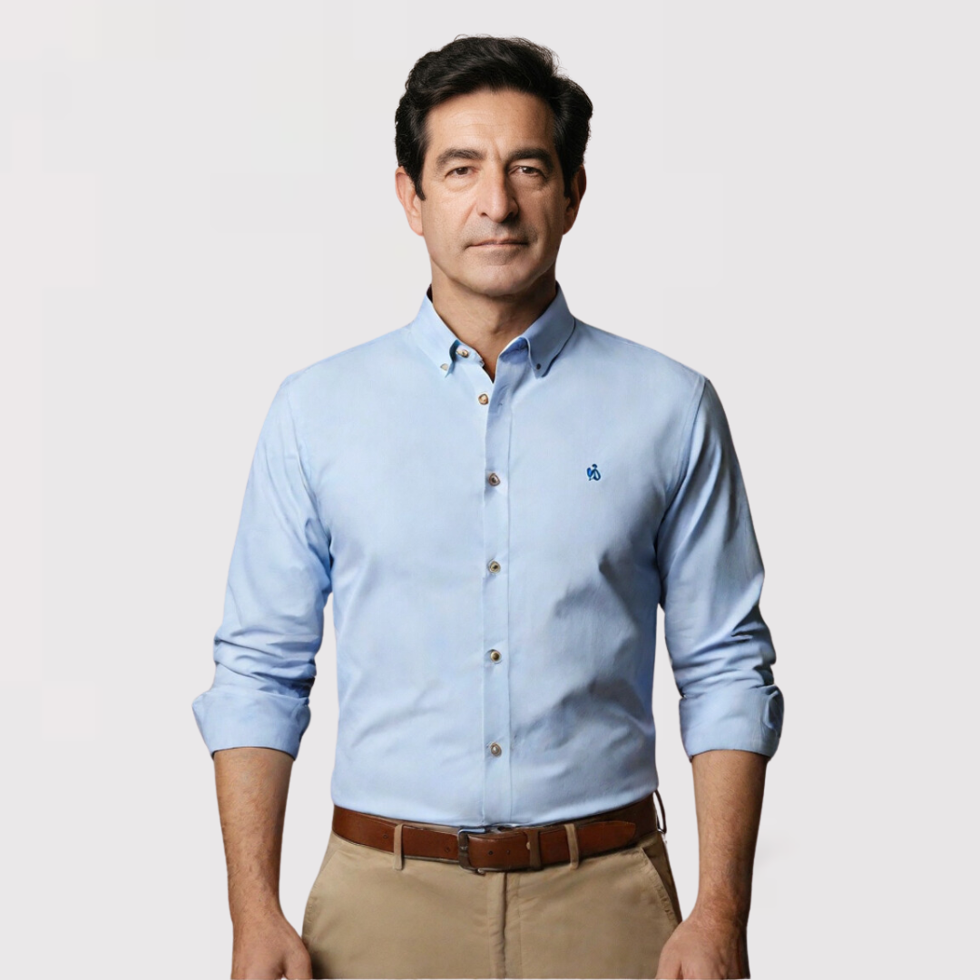 Markus Berlin Herren Klassisches Hemd im Regular Fit, Vorderansicht