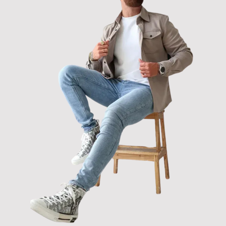 Markus Berlin Herren Overshirt, Vorderansicht