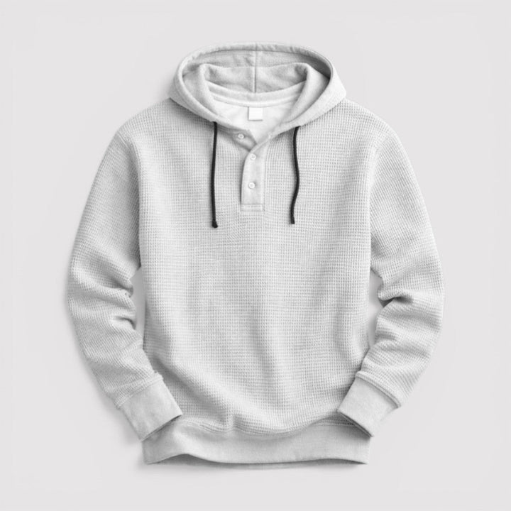 Markus Berlin Herren Wabenartiger Hoodie, Vorderansicht