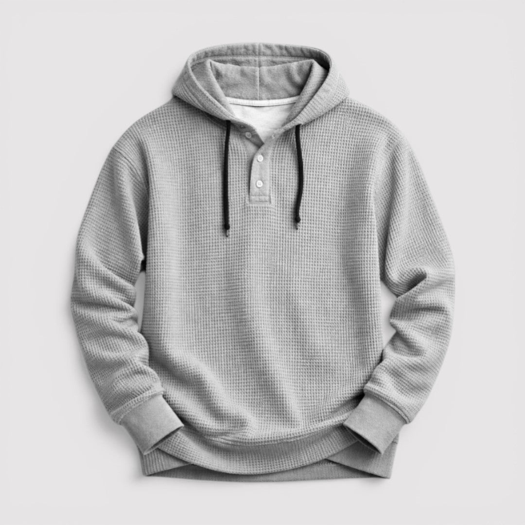 Markus Berlin Herren Wabenartiger Hoodie, Vorderansicht