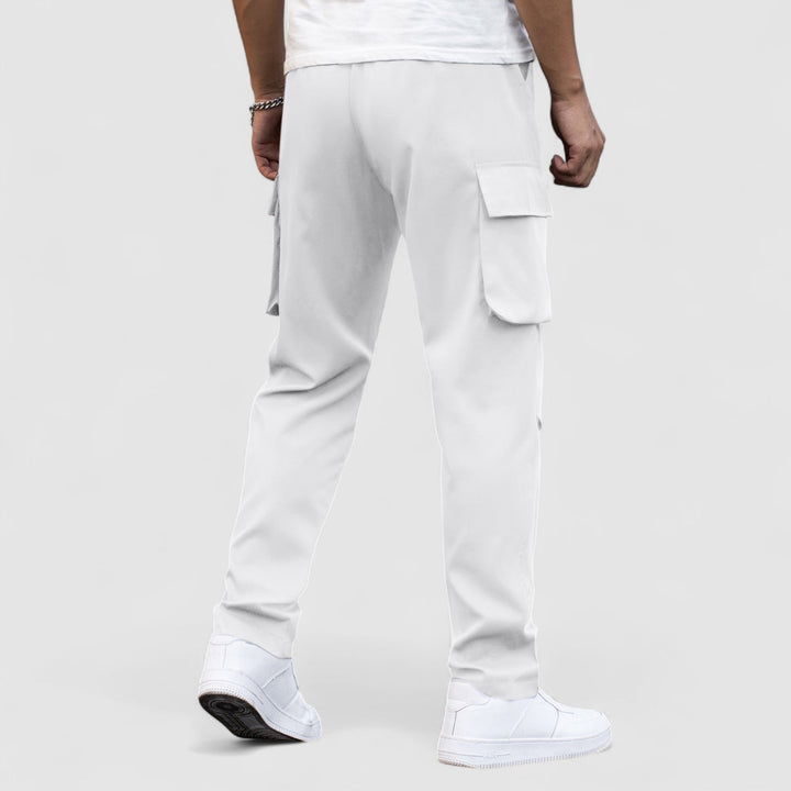 Markus Berlin Herren Wasserdichte Stretch-Cargohose, Vorderansicht