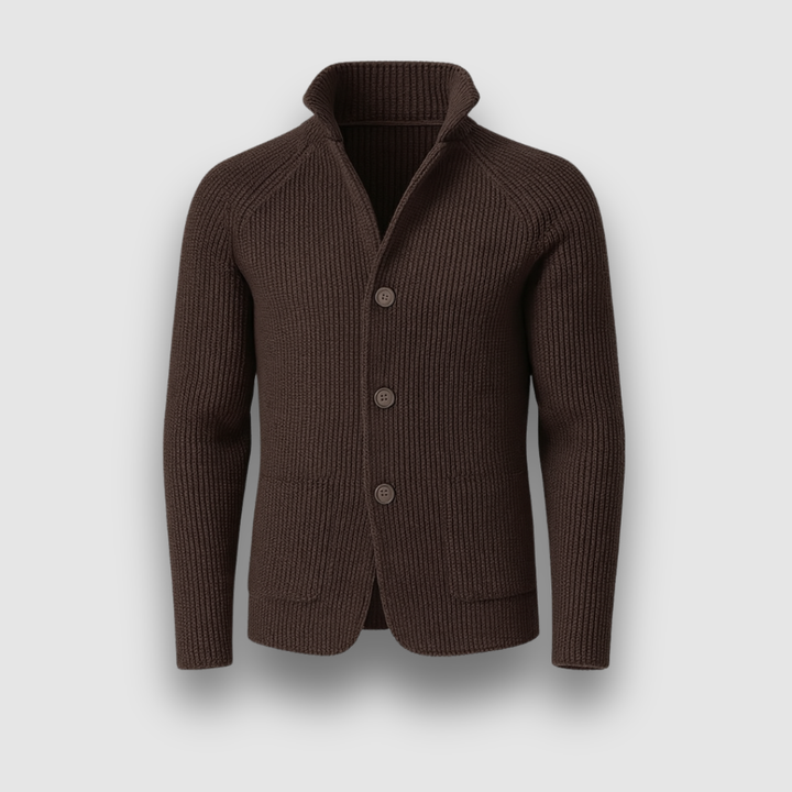 Markus Berlin Herren Strickcardigan, Vorderansicht