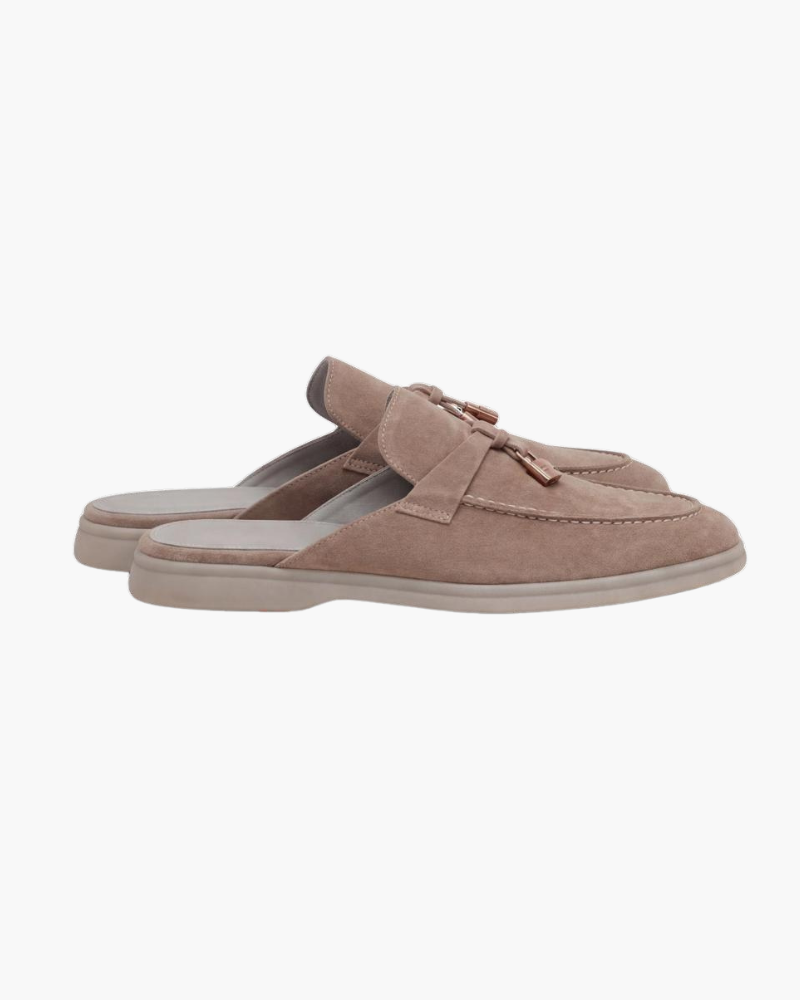 Markus Berlin Herren Mule Beige, Vorderansicht