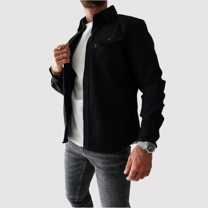 Markus Berlin Herren Overshirt, Vorderansicht