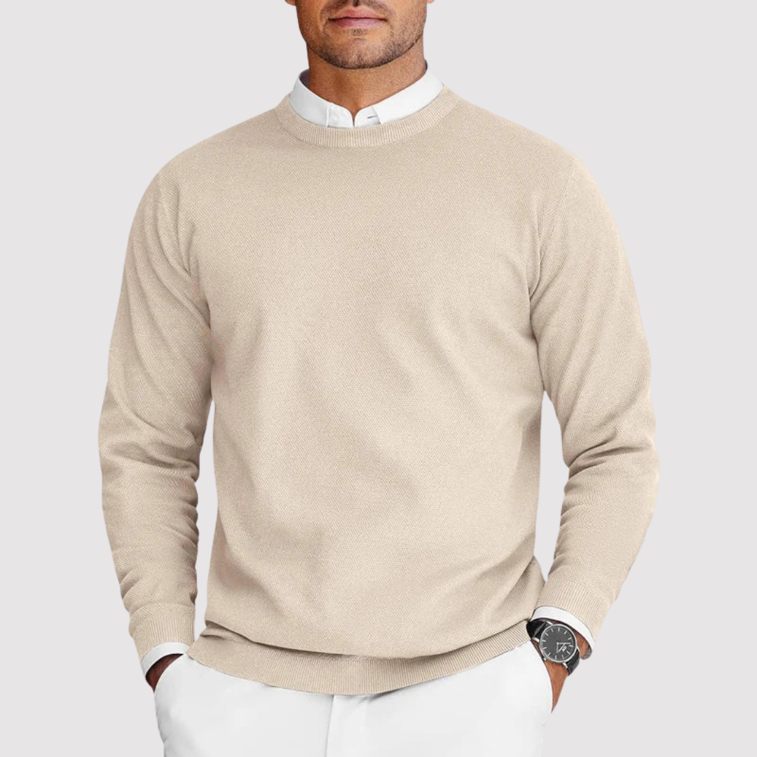 Markus Berlin Herren Strickpullover, Vorderansicht
