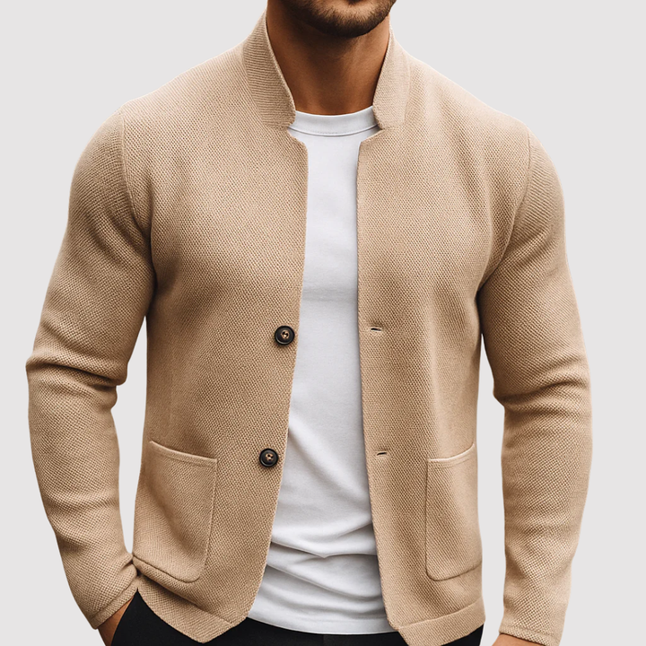 Markus Berlin Herren Strickjacke, Vorderansicht