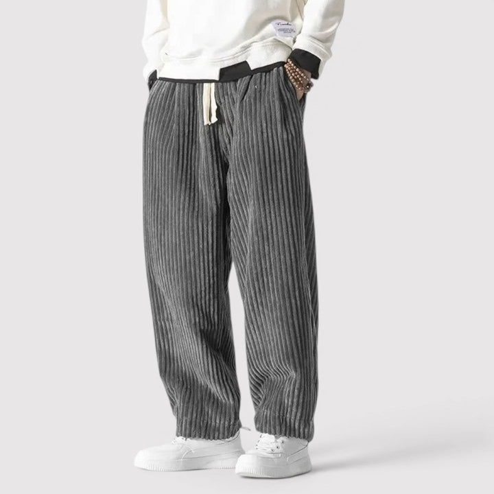 Markus Berlin Herren Wide-Leg-Hose, Vorderansicht
