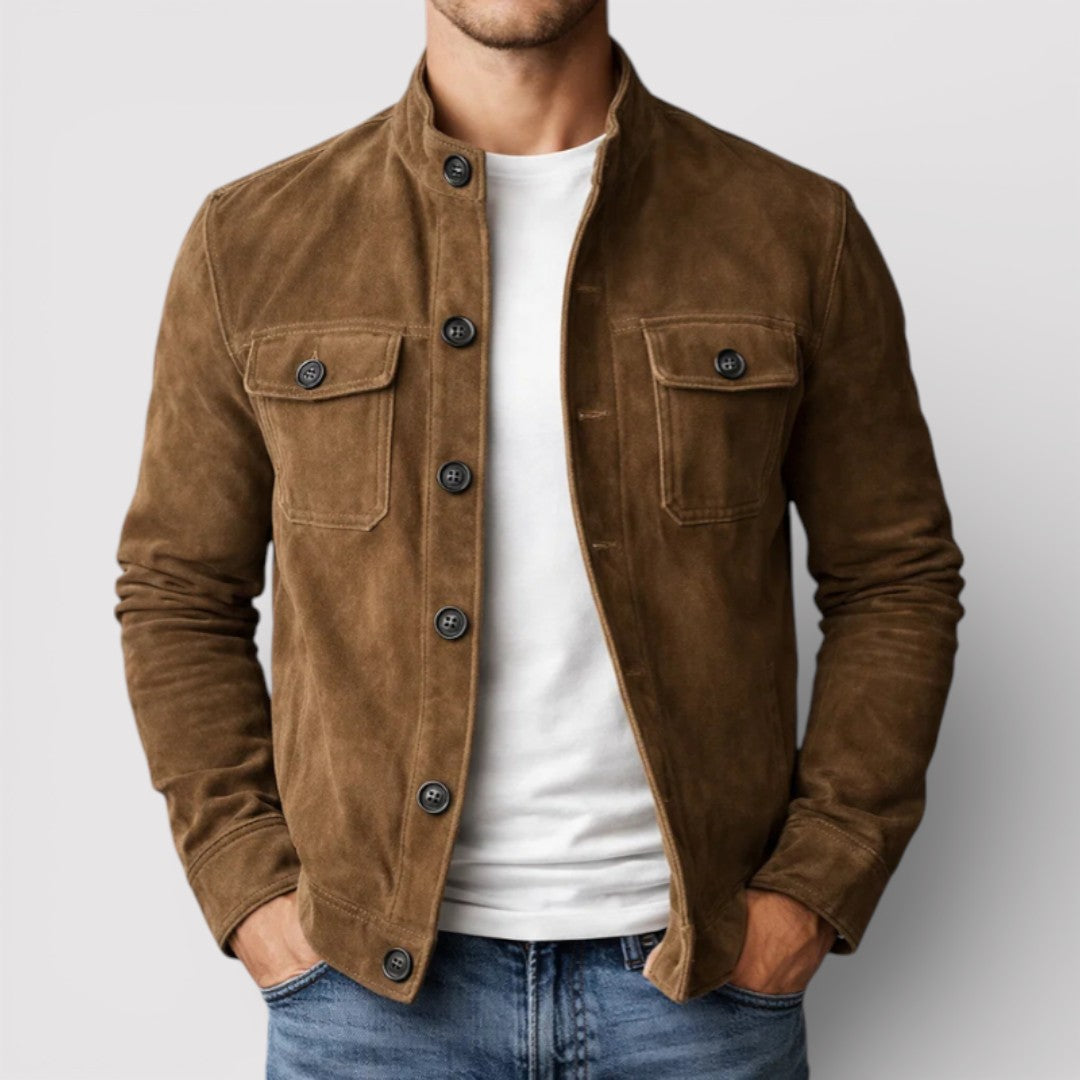 Markus Berlin Herren Leichte Jacke, Vorderansicht