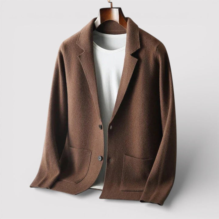 Markus Berlin Herren Strickblazer, Vorderansicht