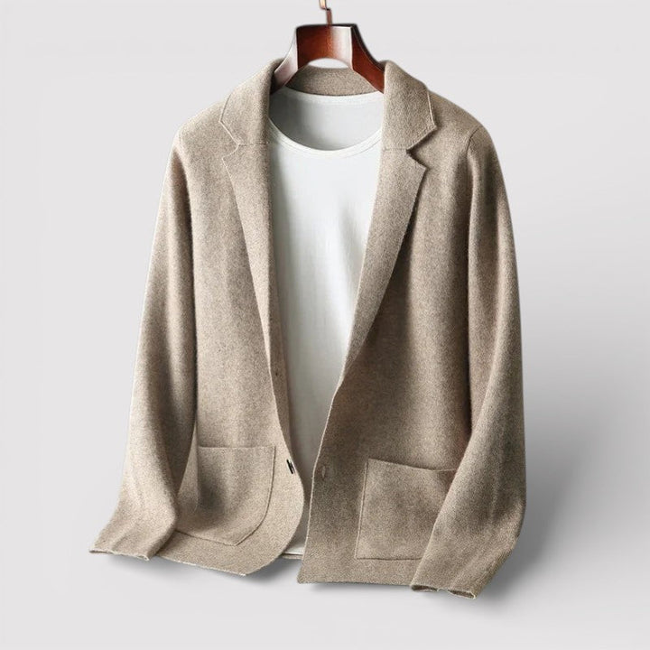 Markus Berlin Herren Strickblazer, Vorderansicht
