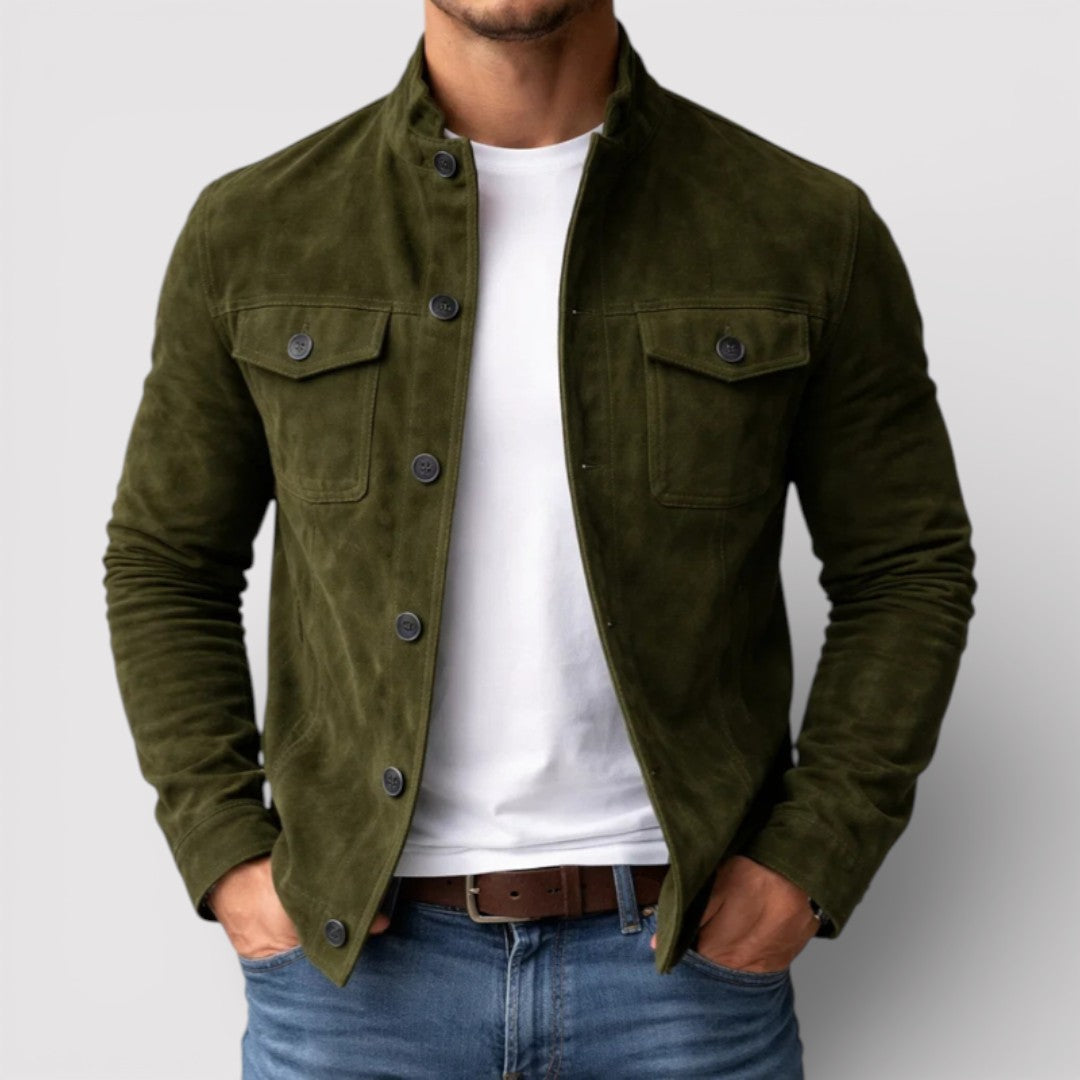 Markus Berlin Herren Leichte Jacke, Vorderansicht