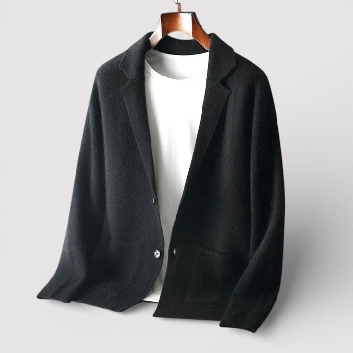 Markus Berlin Herren Strickblazer, Vorderansicht