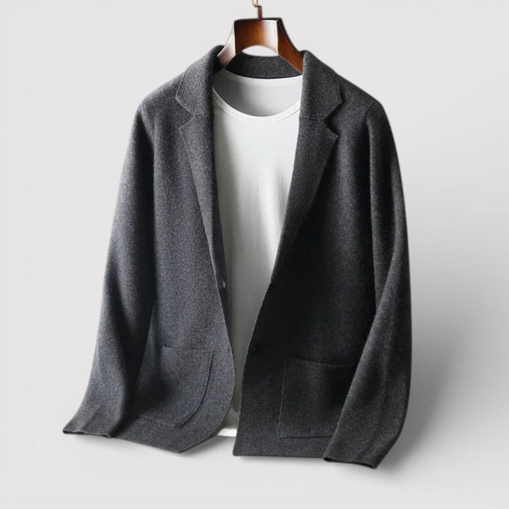 Markus Berlin Herren Strickblazer, Vorderansicht