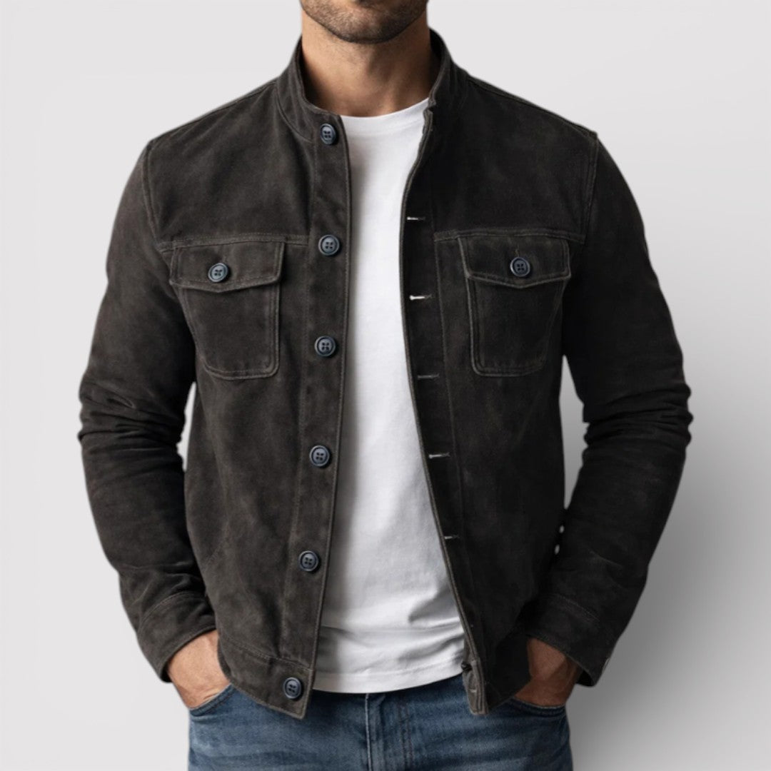 Markus Berlin Herren Leichte Jacke, Vorderansicht
