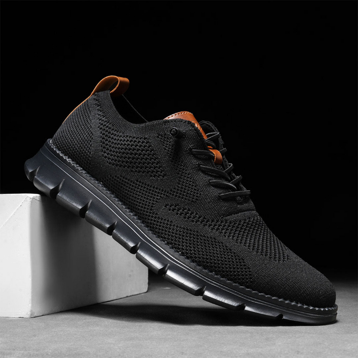 Markus Berlin Herren Sneaker Schwarz, Vorderansicht
