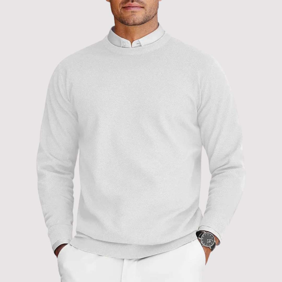 Markus Berlin Herren Strickpullover, Vorderansicht