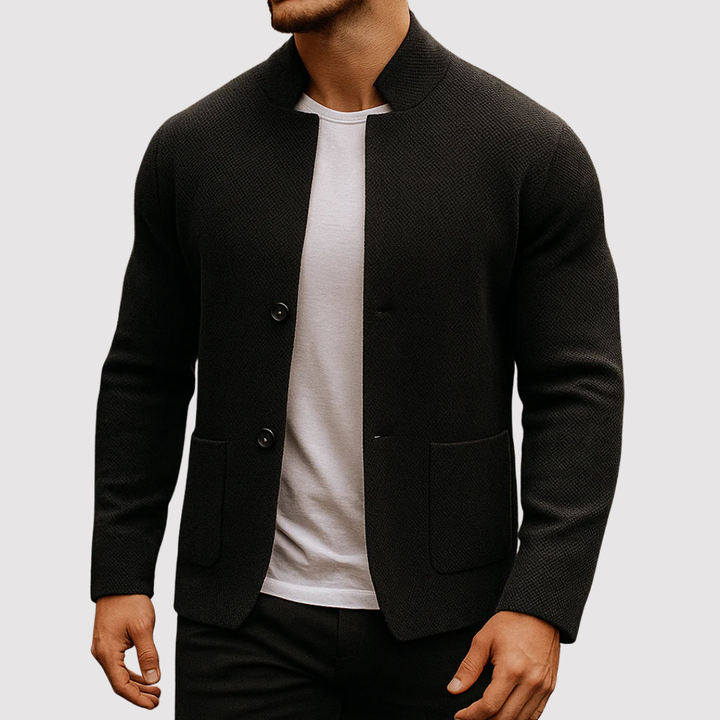 Markus Berlin Herren Strickjacke, Vorderansicht