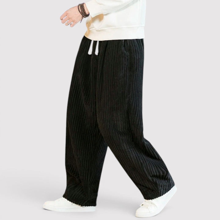 Markus Berlin Herren Wide-Leg-Hose, Vorderansicht