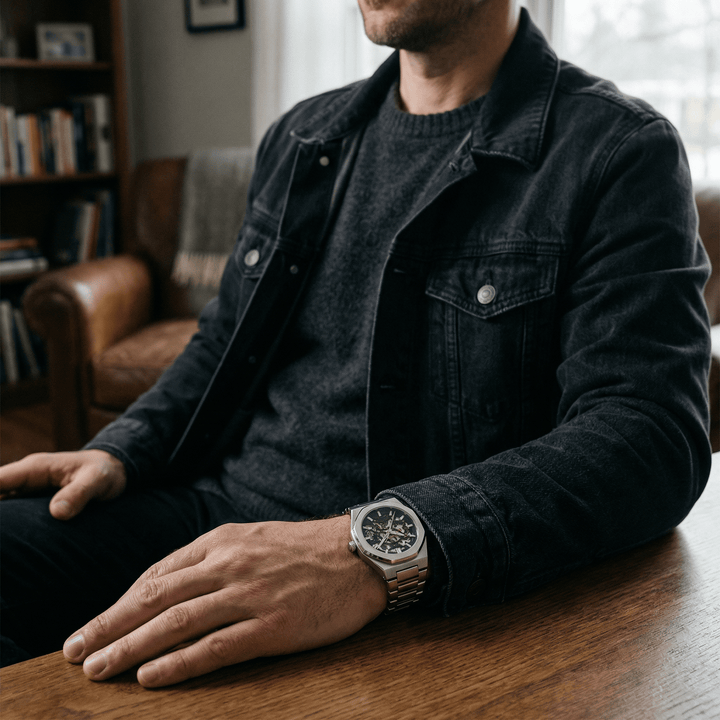 Markus Berlin Herrenuhr, Vorderansicht