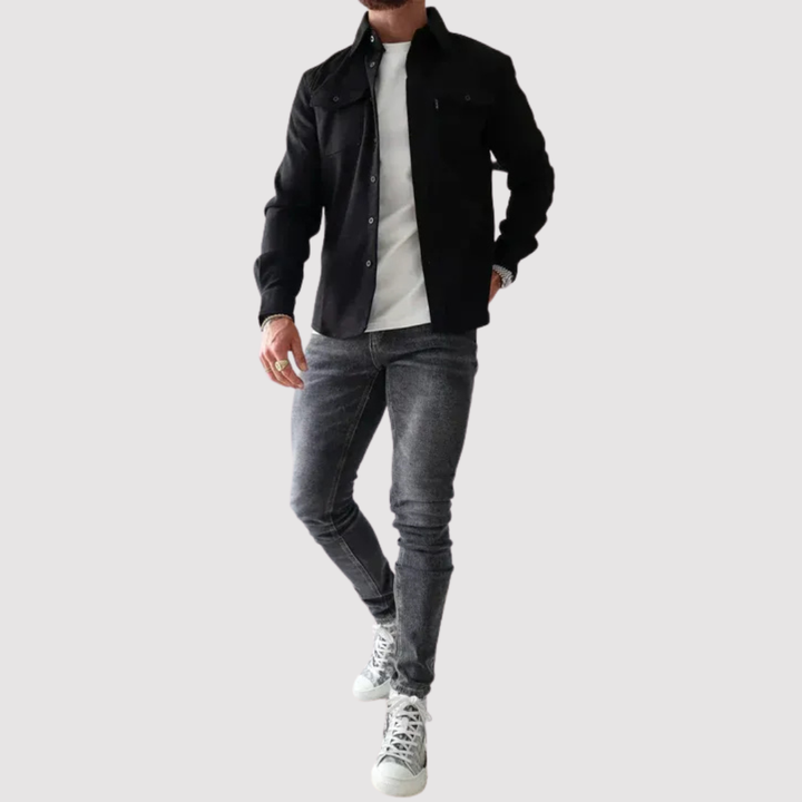 Markus Berlin Herren Overshirt, Vorderansicht