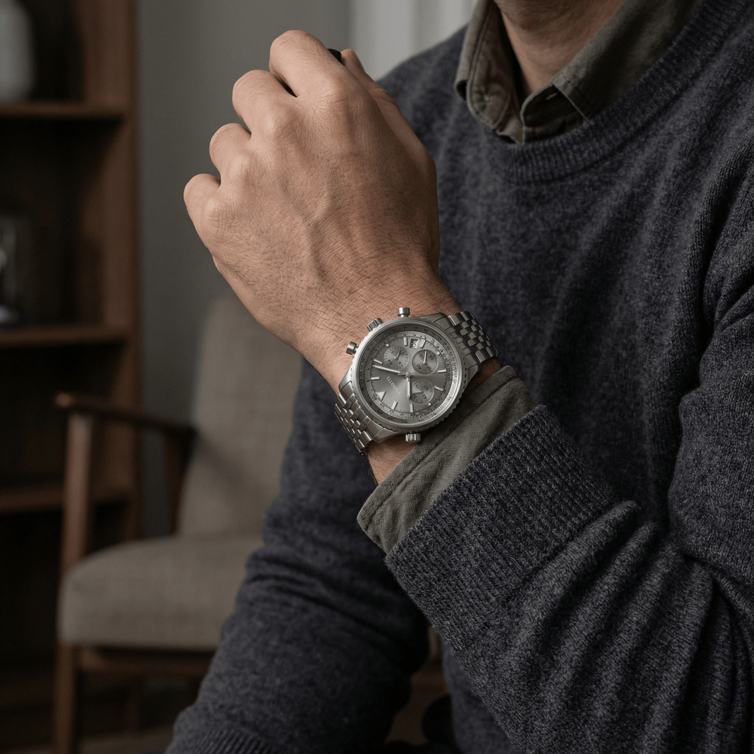 Markus Berlin Herrenuhr, Vorderansicht