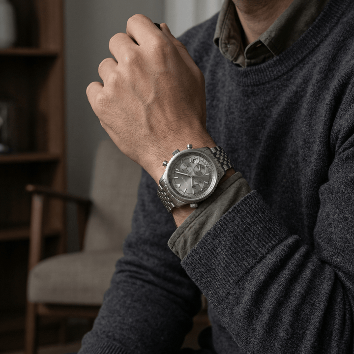 Markus Berlin Herrenuhr, Vorderansicht