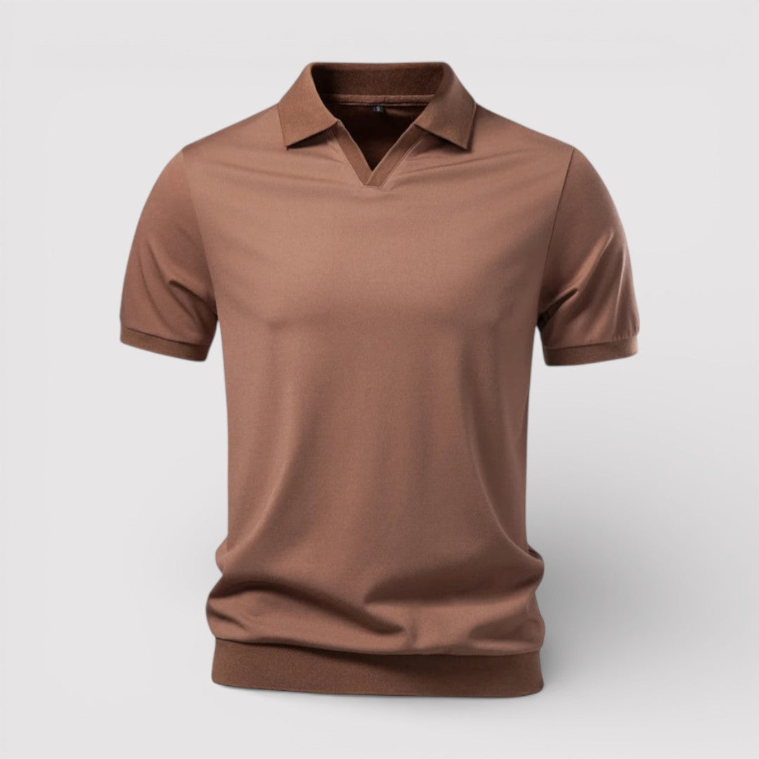 Markus Berlin Herren Legeres Poloshirt, Vorderansicht