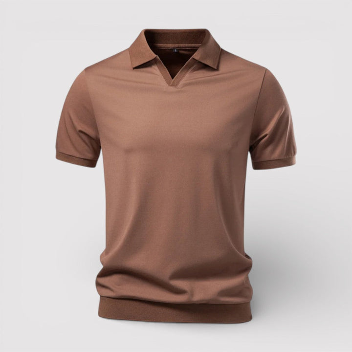 Markus Berlin Herren Legeres Poloshirt, Vorderansicht