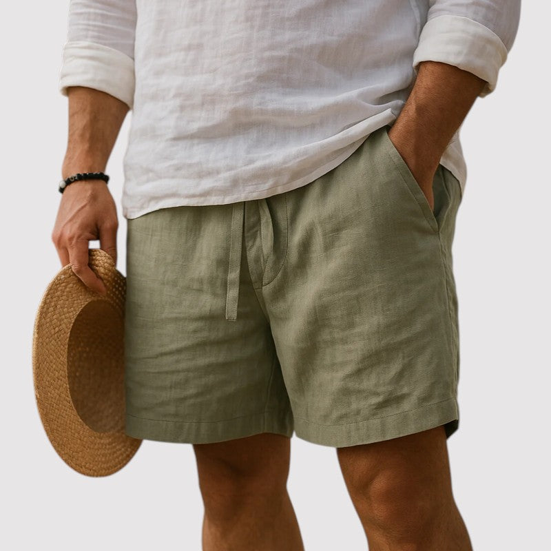 Markus Berlin Herren Luftige Shorts, Vorderansicht
