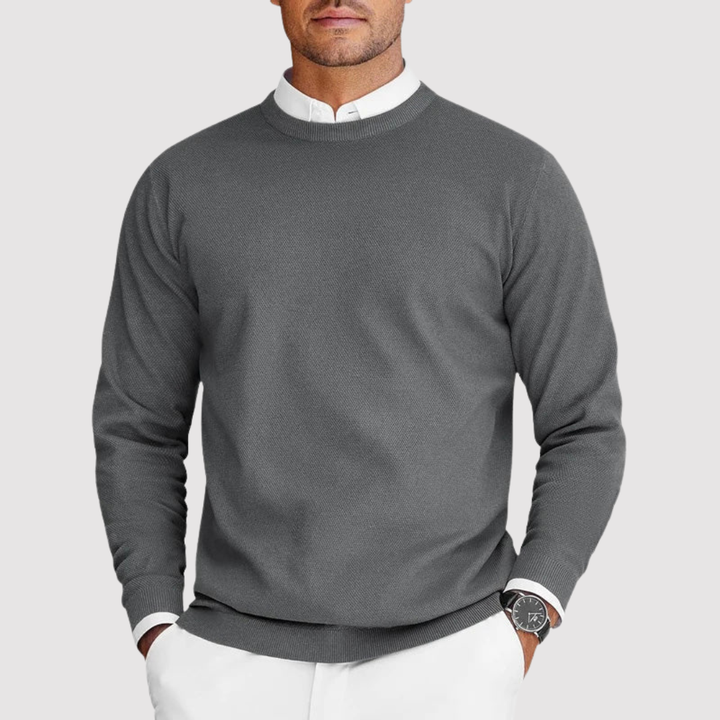 Markus Berlin Herren Strickpullover, Vorderansicht