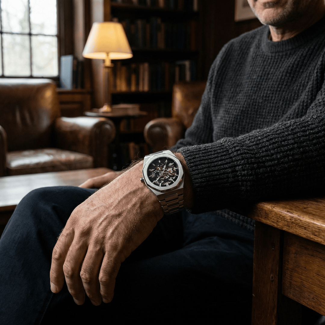 Markus Berlin Herrenuhr, Vorderansicht