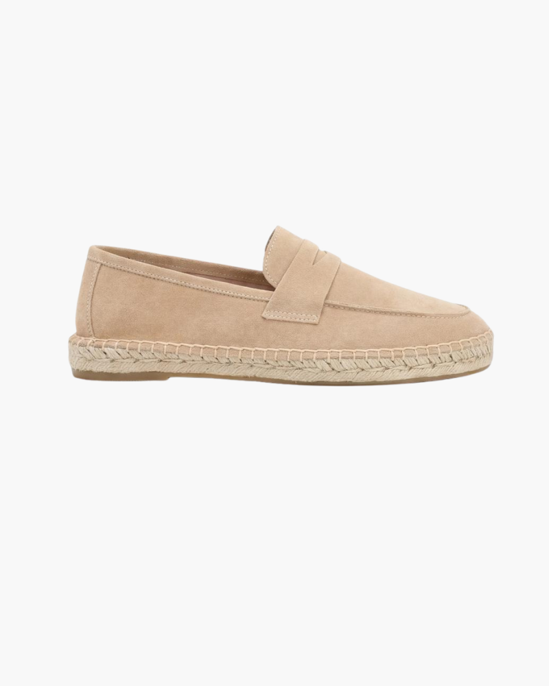 Markus Berlin Herren Espadrille Beige, Vorderansicht