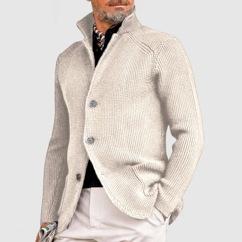 Markus Berlin Herren Strickcardigan, Vorderansicht
