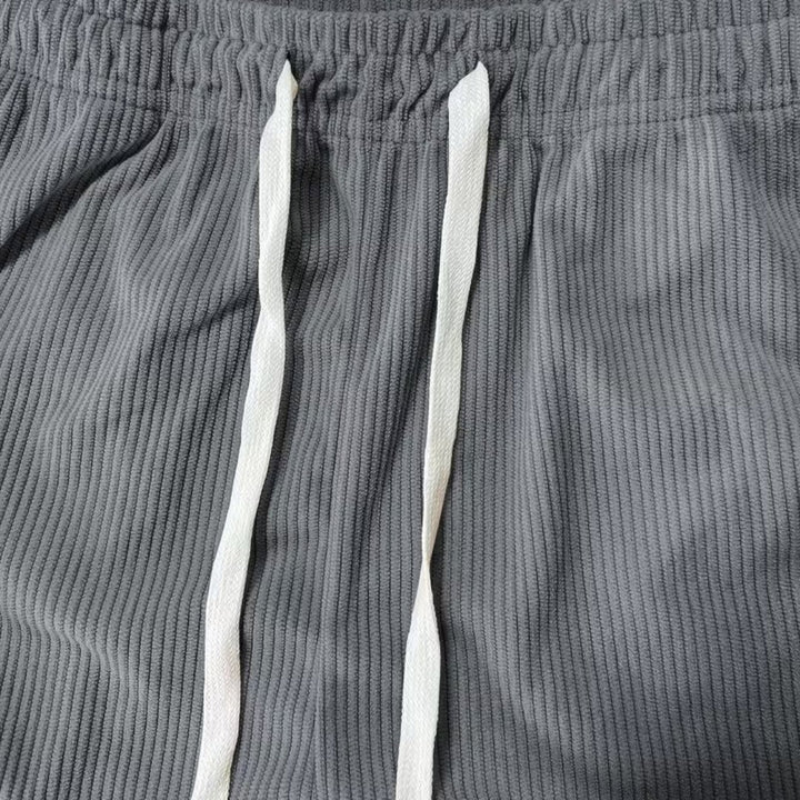Markus Berlin Herren Strukturierte Shorts, Vorderansicht