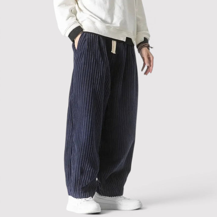 Markus Berlin Herren Wide-Leg-Hose, Vorderansicht