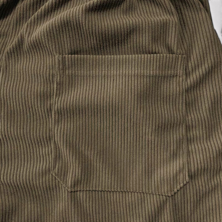 Markus Berlin Herren Strukturierte Shorts, Vorderansicht