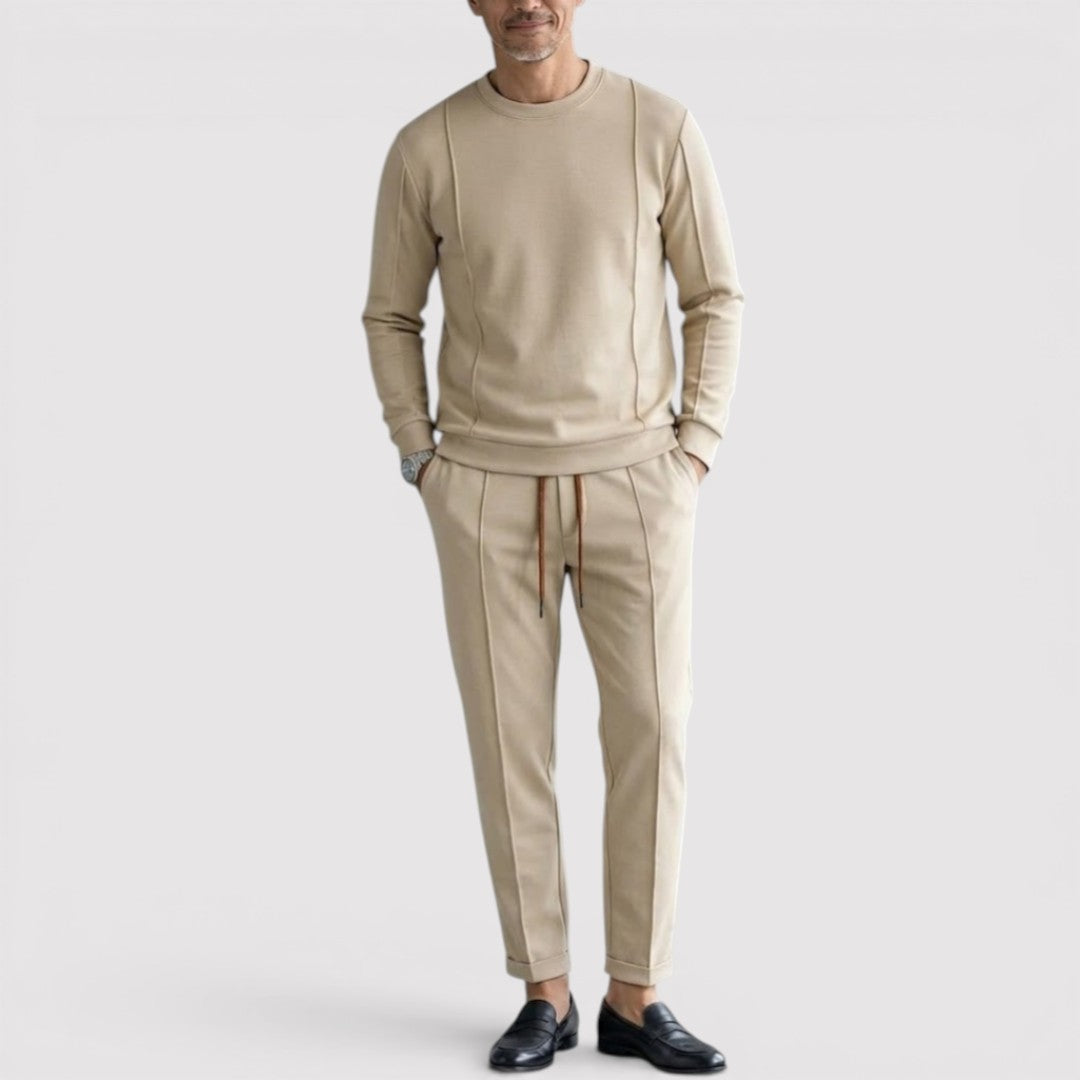 Markus Berlin Herren Sweatshirt-Hosen-Set, Vorderansicht