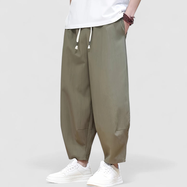 Markus Berlin Herren Bequeme Weite Hose, Vorderansicht