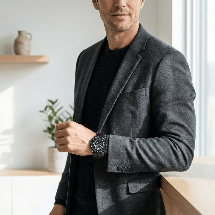Markus Berlin Herrenuhr, Vorderansicht